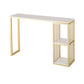Rectangular Bar Table Set Glam 1/2/3/5 Pieces Bar Table and Stools for Dining Room Clearhalo 'Bar Furniture' 'furn' 'furn_home_bar_bar_sets' 'Furniture' 'Home Bars & Bar Sets' 'home_bar_bar_sets' 'Kitchen & Dining Furniture' 1200x1200_ed03808b-49b4-4e65-9c15-2da4427da3f3