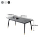Glam Rectangle Stone Dining Table Matte Finish Table with 4 Legs Clearhalo ' dining_table' 'Dining Tables & Seating' 'Dining Tables' 'furn' 'furn_dining_table' 'Furniture' 'furniture_dining_table' 'Kitchen & Dining Furniture' 'kitchen&dining_furn' 'kitchen' 'kitchen_dining_table' 1200x1200_ed03f92e-d195-4256-9c67-a96106781425