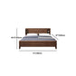 Scandinavian Solid Wood Storage with Headboard Panel Standard Bed