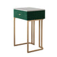 1 Drawer Dressing Table Luxurious Metal Frame Make-up Vanity Clearhalo 'Bedroom Furniture' 'furn' 'furn_makeup_vanities' 'Furniture' 'Makeup Vanities' 'makeup_vanities' 1200x1200_ed05c99b-d49c-4f39-bfed-6c577685b47d