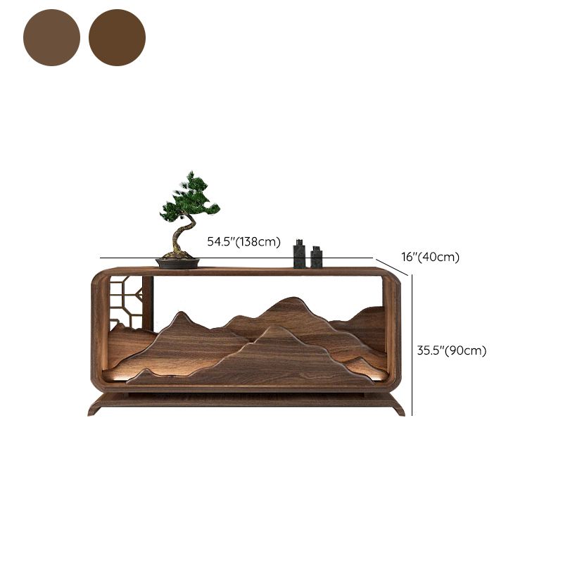 Tavolo della console contemporanea a forma di rettangolo