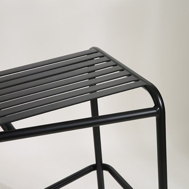 Mesa de barra cuadrada industrial Juego de 1/2 piezas de mostrador con taburetes altos de hierro