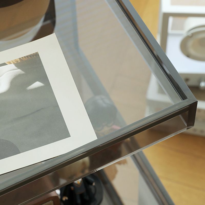 Modern Block Accent Side Table with Storage Square Living Room Corner Table Clearhalo 'Coffee & Accent Tables' 'End & Side Tables' 'end_side_tables' 'furn' 'furn_end_side_tables' 'Furniture' 'Living Room Furniture' 1200x1200_ed0bf457-77fa-4bfc-bcd5-bfb7fb3951c5