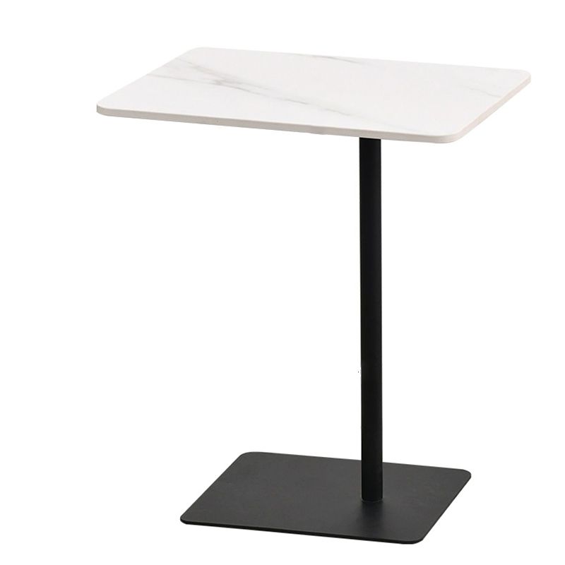 Modern Faux Marble Top End Table 21.6 "Tall Pedestal Sofa Side Table Clearhalo 'Coffee & Accent Tables' 'End & Side Tables' 'end_side_tables' 'furn' 'furn_end_side_tables' 'Furniture' 'Living Room Furniture' 1200x1200_ed0c882b-615a-493a-8b3b-4940768fca4b