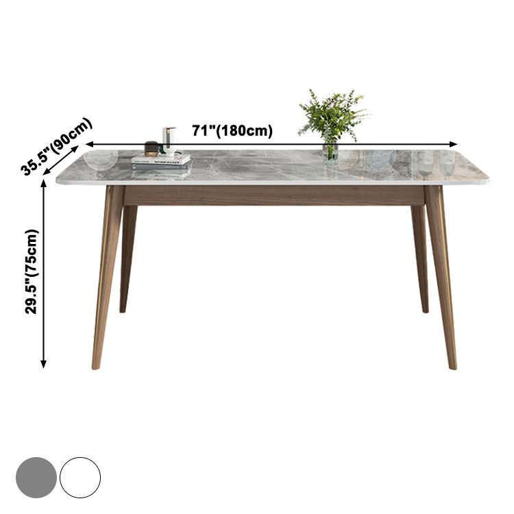 Modern Style Sintered Stone Dining Table 4 Legs Rectangular Table in Grey Clearhalo ' dining_table' 'Dining Tables & Seating' 'Dining Tables' 'furn' 'furn_dining_table' 'Furniture' 'furniture_dining_table' 'Kitchen & Dining Furniture' 'kitchen&dining_furn' 'kitchen' 'kitchen_dining_table' 1200x1200_ed0dfccf-c314-4c8f-b06c-2787ac0eea86