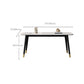 Sintered Stone Dining Table for Restaurant Industrial Rectangle White Table with 4 Legs Clearhalo 'Dining Tables & Seating' 'Dining Tables' 'dining_table' 'furn' 'furn_dining_table' 'Furniture' 'Kitchen & Dining Furniture' 1200x1200_ed0f4201-0cda-4cab-b89d-6b49aa35daef