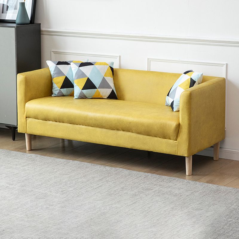 23.23" H Tuxedo Arm Sofa with Tight Back Sofa for Living Room, Apartment Clearhalo 'furn' 'furn_sofas' 'Furniture' 'furniture_sofas' 'kitchen' 'kitchen_sofas' 'Living Room Furniture' 'Sofa' 'sofas' 1200x1200_ed105564-e221-4715-9f06-ac8bf6679b4b