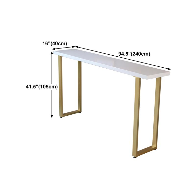 Rectangle Bar Dining Table Traditional Luxury Bar Table with Sled Base Clearhalo 'Bar Furniture' 'Bar Tables' 'bar_tables' 'furn' 'furn_bar_tables' 'Furniture' 'furniture_bar_tables' 'Kitchen & Dining Furniture' 1200x1200_ed15f6b9-11c7-4179-a3ed-839f6753b907