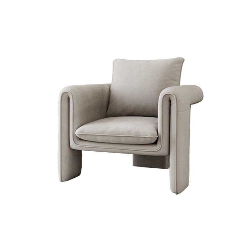 Stationary Solid Color Settee Modern Standard Sofa for Living Room