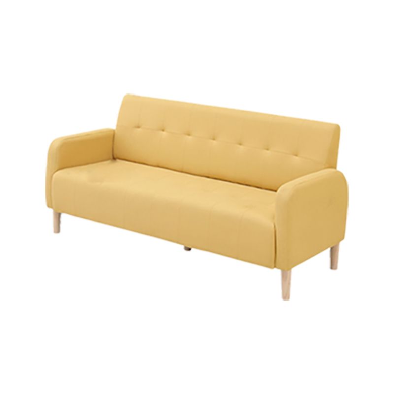 Scandinavian Settee Tufted Square Arm Living Room 3 Seater Seating Clearhalo 'furn' 'furn_sofas' 'Furniture' 'Living Room Furniture' 'Sofa' 'sofas' 1200x1200_ed182805-91ad-46dd-99fc-a7f53074d9e5
