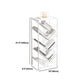 Modern Etagere Metal Bookcase White Vertical Shelf Bookcase for Study Room Clearhalo 'Bookcases' 'furn' 'furn_bookcases' 'Furniture' 'Office Furniture' 1200x1200_ed1c00c5-8fc9-401b-94cd-84fe2bc5b3cf