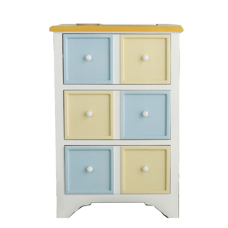 Cassetti 3/4 contemporanei cassa in legno, cassa di accento rettangolo