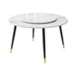 1/4/7 Pcs Metal Modern Dining Room Set with Round Table Dining Set Clearhalo 'Dining Room Sets' 'Dining Tables & Seating' 'dining_room_set' 'furn' 'furn_dining_room_set' 'Furniture' 'furniture_dining_room_set' 'Kitchen & Dining Furniture' 'kitchen&dining_furn' 'kitchen' 1200x1200_ed1e6aff-1f8e-459c-be49-dc2c4dffeb64