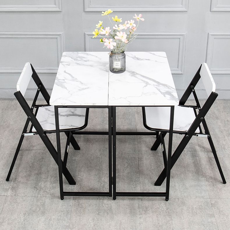 Modern Style Traditional Height Dining Set with Removable Leaf Table and Trestle Base Clearhalo 'Dining Room Sets' 'Dining Tables & Seating' 'dining_room_set' 'Furniture' 'furniture_dining_room_set' 'Kitchen & Dining Furniture' 'kitchen&dining_furn' 'kitchen' 1200x1200_ed24906d-bb65-493a-b477-2dc01322f444