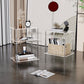 Clear Acrylic Sofa Side Accent Table Contemporary 15.7" W End Table Set with Storage Clearhalo 'Coffee & Accent Tables' 'End & Side Tables' 'end_side_tables' 'furn' 'furn_end_side_tables' 'Furniture' 'Living Room Furniture' 1200x1200_ed253184-3b14-4286-943a-a657260099b8