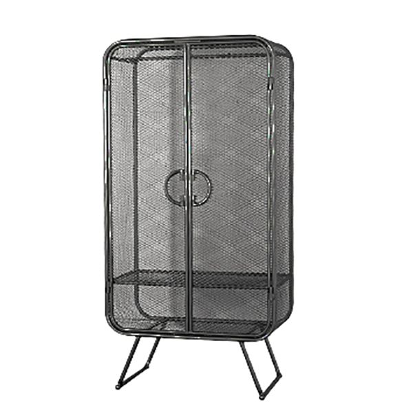 Contemporary Style Wardrobe Cabinet Metal Wardrobe Closet for Bedroom Clearhalo 'Armoires & Wardrobes' 'armoires_wardrobes' 'Bedroom Furniture' 'furn' 'furn_armoires_wardrobes' 'Furniture' 1200x1200_ed29e230-31e1-478e-b2cd-efee705158f8