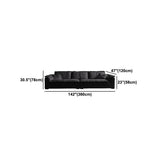 Contemporary Pillow Top Arm Sofa 30.7" H Faux Leather Sofa & Chaise Clearhalo 'furn' 'furn_sectionals' 'Furniture' 'furniture_sectionals' 'Living Room Furniture' 'Sectionals' 1200x1200_ed2b48c2-23b8-4fe7-a508-84a077494520