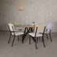 Metal Contemporary Round Dining Table Pine Wood Top Table for Dining Room Clearhalo ' dining_table' 'Dining Tables & Seating' 'Dining Tables' 'furn' 'furn_dining_table' 'Furniture' 'furniture_dining_table' 'Kitchen & Dining Furniture' 'kitchen&dining_furn' 'kitchen' 'kitchen_dining_table' 1200x1200_ed2b4ffc-5e73-4d16-b304-e8d188c6f66e