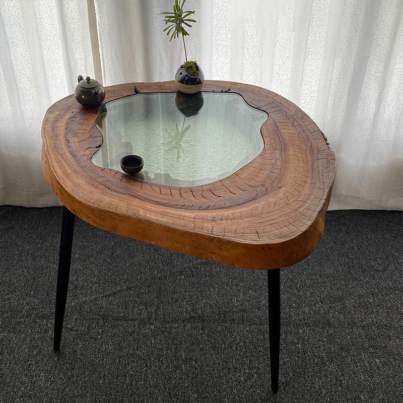 Scandinavian Wooden Coffee Table Free form 3 Legs Coffee Table Set for Living Room Clearhalo 'Coffee & Accent Tables' 'Coffee Tables' 'coffee_tables' 'furn' 'furn_coffee_tables' 'Furniture' 'Living Room Furniture' 1200x1200_ed2cdad8-79d7-4015-af9a-051b0cd8c756