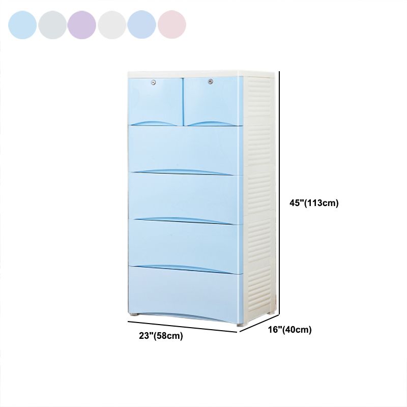 Eigentijdse lingerie borst plastic opbergkist met laden voor slaapkamer