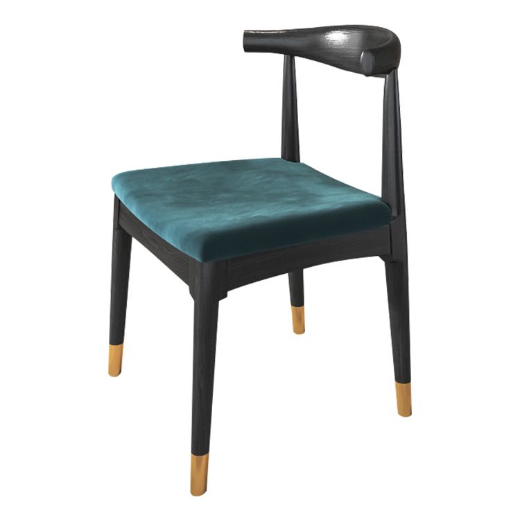 Contemporary Wood Indoor Open Back Dining Side Chair of 19'' Wide Dining Chair Clearhalo ' kitchen&dining_furn' 'Dining Chairs' 'Dining Tables & Seating' 'dining_chair' 'furn' 'furn_dining_chair' 'Furniture' 'furniture_dining_chair' 'Kitchen & Dining Furniture' 'kitchen' 1200x1200_ed319656-63a7-456b-9304-26047ddb10ba