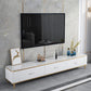 Contemporary TV Console in White TV Stand for TVs with Drawers
