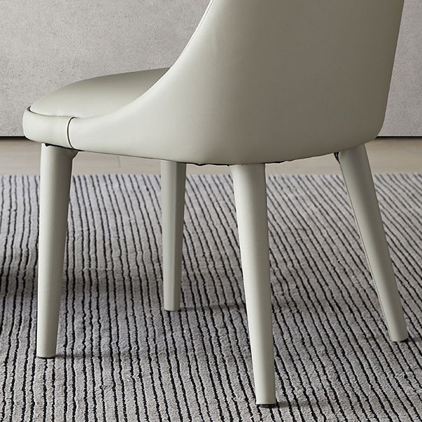 Dining Room Upholstered Parsons Chair Faux Leather Dining Chair Clearhalo 'Dining Chairs' 'Dining Tables & Seating' 'dining_chair' 'furn' 'furn_dining_chair' 'Furniture' 'Kitchen & Dining Furniture' 1200x1200_ed33e22c-92ee-4f5c-bf56-07d52039ad26