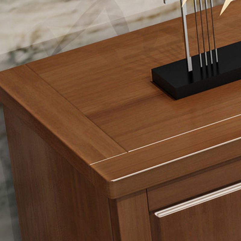 Console TV in legno massiccio tradizionale Open Car stoccaggio TV con mobile