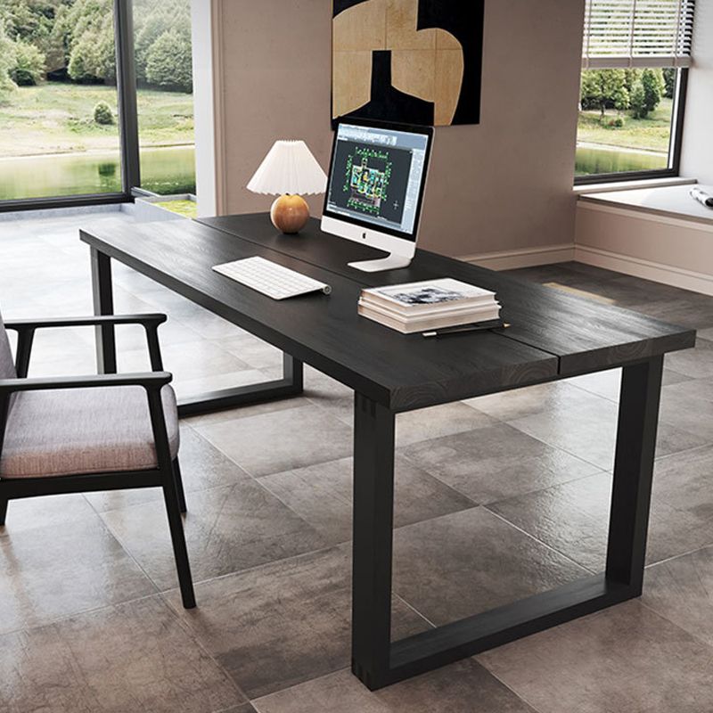 Industrial Solid Wood Writing Desk Rechthoekige Sled Office Desk