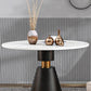 Traditional Luxury Sintered Stone Dinner Table White Round Table with Pedestal Base Clearhalo ' dining_table' 'Dining Tables & Seating' 'Dining Tables' 'furn' 'furn_dining_table' 'Furniture' 'furniture_dining_table' 'Kitchen & Dining Furniture' 'kitchen&dining_furn' 'kitchen' 'kitchen_dining_table' 1200x1200_ed3736f0-88b0-4a4e-b59b-aecd29a07489