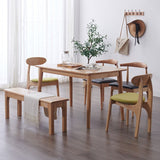 Rectangle Balata Wood Table Modern Dining Table with 4 Legs for Restaurant Clearhalo ' dining_table' 'Dining Tables & Seating' 'Dining Tables' 'furn' 'furn_dining_table' 'Furniture' 'furniture_dining_table' 'Kitchen & Dining Furniture' 'kitchen&dining_furn' 'kitchen' 'kitchen_dining_table' 1200x1200_ed37a756-9ea3-4fd7-84cb-8b8116ad046a