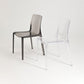Contemporary Kitchen Dining Side Chair Plastic Stackable Chair