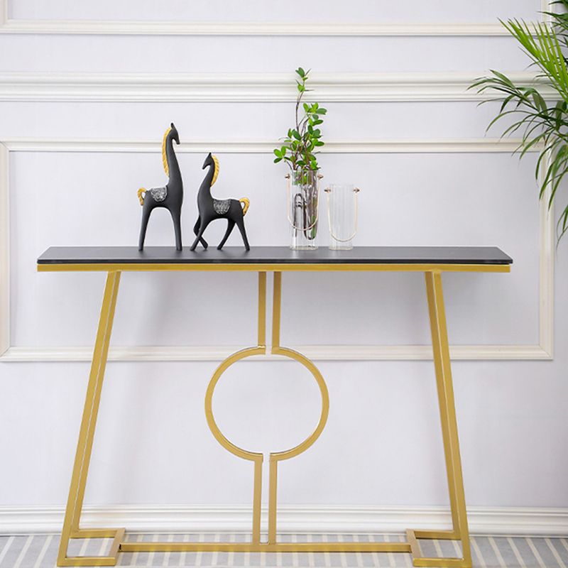 Tabla de acento de consola moderna Tabla de sofá de acabado antiguo