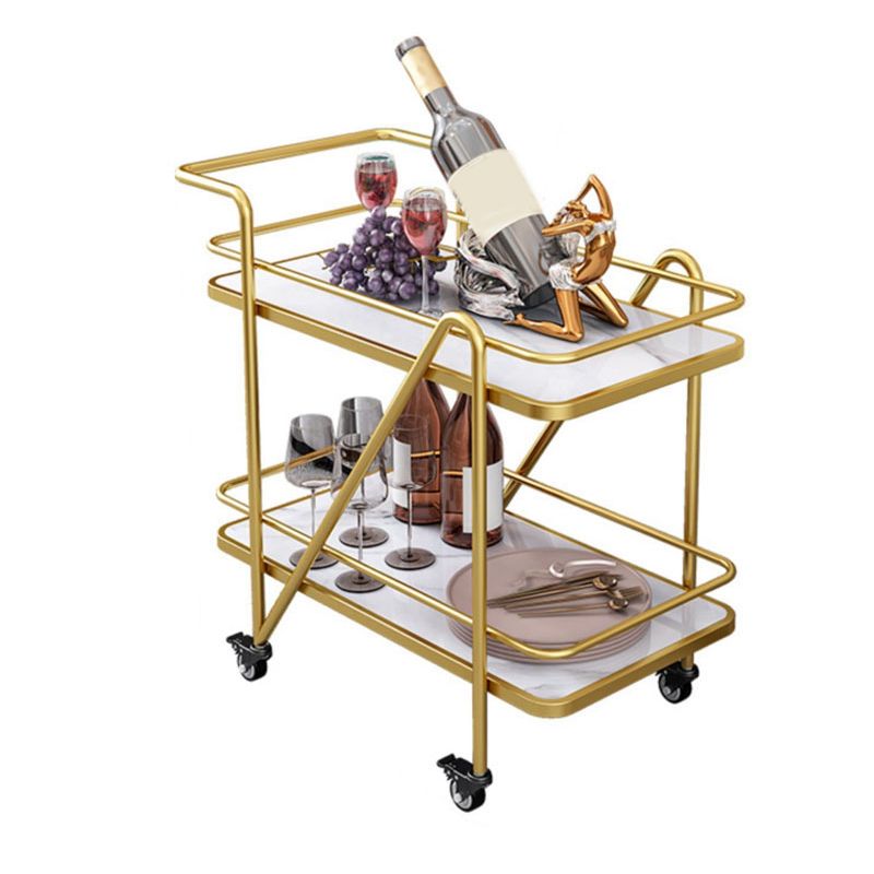 Contemporary Rolling Rectangular Prep Table Metal Prep Table for Home Use Clearhalo 'furn' 'furn_kitchen_islands_carts' 'Furniture' 'Kitchen & Dining Furniture' 'Kitchen Islands & Carts' 'kitchen_islands_carts' 1200x1200_ed380478-5c24-43f2-b089-59298b79d863