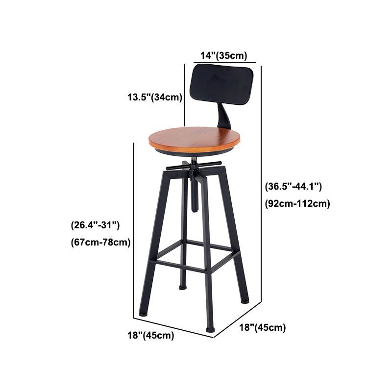 Industrial 1/2/3 Pieces Solid Wood Bar Table Set Round Bistro Set Clearhalo 'Bar Furniture' 'furn' 'furn_home_bar_bar_sets' 'Furniture' 'Home Bars & Bar Sets' 'home_bar_bar_sets' 'Kitchen & Dining Furniture' 1200x1200_ed39a3b6-6f7a-4948-b9cd-bd890c2ed77c