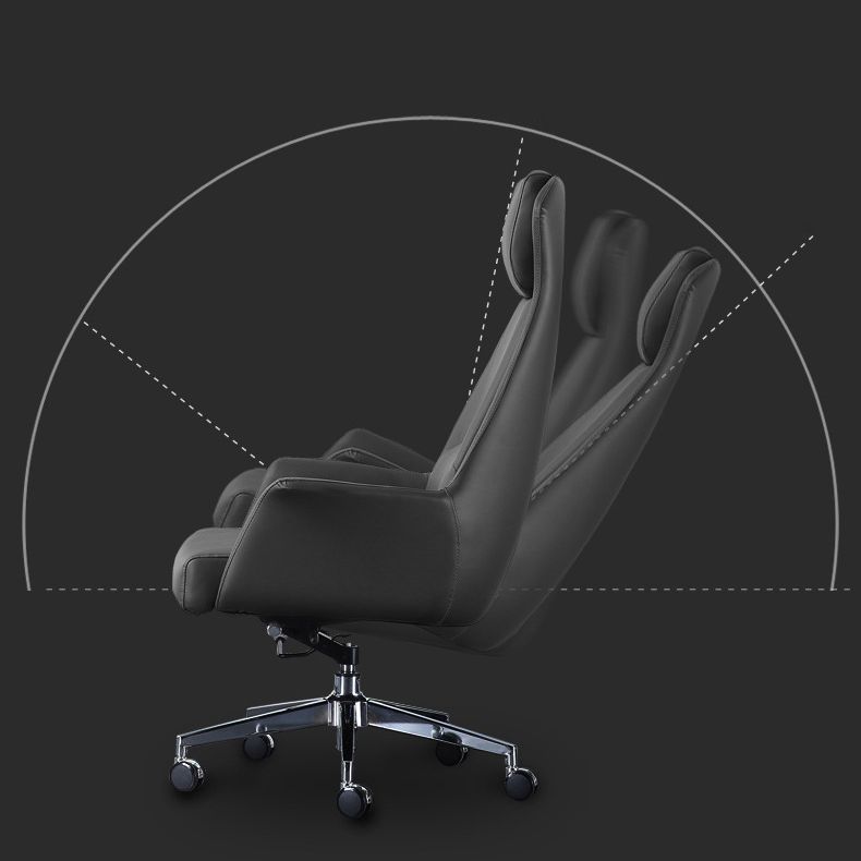 20 "larges managers modernes chaise en cuir haut dossier de direction arrière