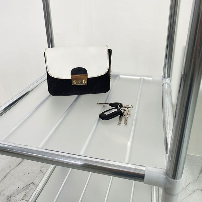 Contemporary Style Wardrobe Armoire Bedroom Armoire with Leg and Shelves