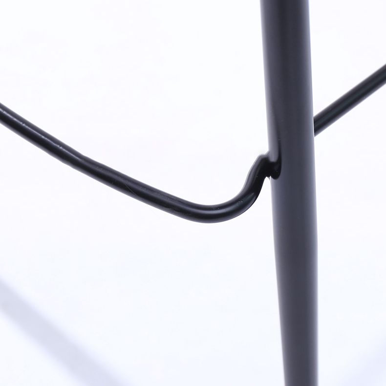 Moderner Barhocker Leder -Rückenlehne Counterhocker für Zuhause