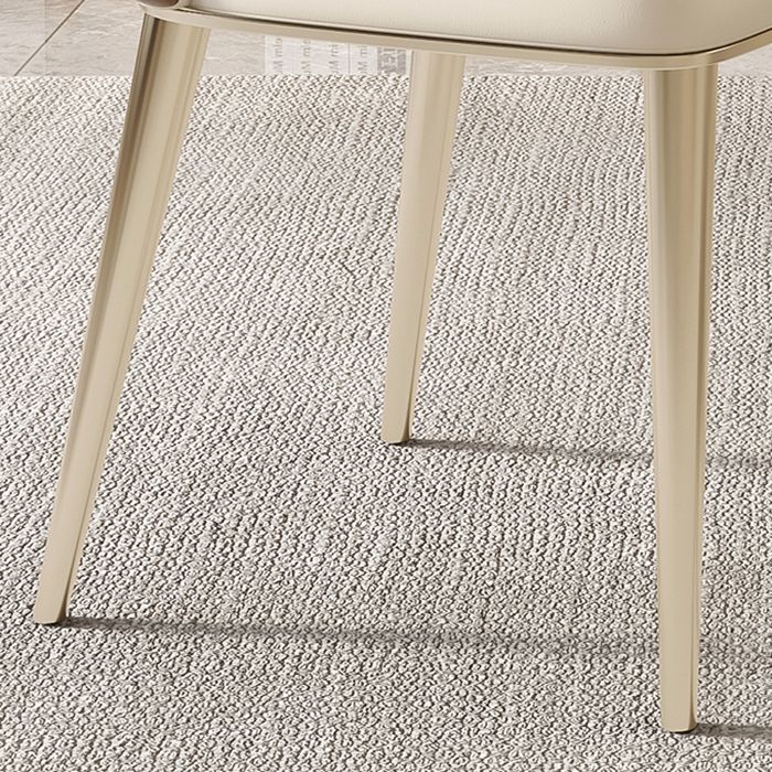 Nordic Glam Style Chair Dining Armless Metal Chairs for Kitchen Clearhalo 'Dining Chairs' 'Dining Tables & Seating' 'dining_chair' 'furn' 'furn_dining_chair' 'Furniture' 'furniture_dining_chair' 'Kitchen & Dining Furniture' 1200x1200_ed4021cb-b219-4f0f-bc66-8d1469cf5168