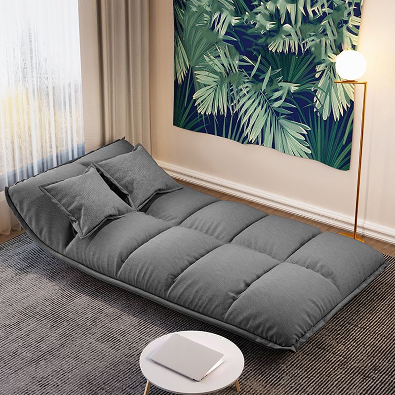 Contemporary Tight Back Convertible Sleeper Sofa 19.69"High Fabric Armless Sofa Clearhalo 'furn' 'furn_sofas' 'Furniture' 'furniture_sofas' 'kitchen' 'kitchen_sofas' 'Living Room Furniture' 'Sofa' 'sofas' 1200x1200_ed42f474-dbcb-4a8b-b0f8-dc1f5133410a