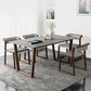 Scandinavian Sintered Stone Dining Table Set Rectangular Dining Table with Solid Wood Base Clearhalo 'Dining Room Sets' 'Dining Tables & Seating' 'dining_room_set' 'furn' 'furn_dining_room_set' 'Furniture' 'furniture_dining_room_set' 'Kitchen & Dining Furniture' 'kitchen&dining_furn' 'kitchen' 1200x1200_ed46302e-d9d8-4707-90d2-460efc10e07d