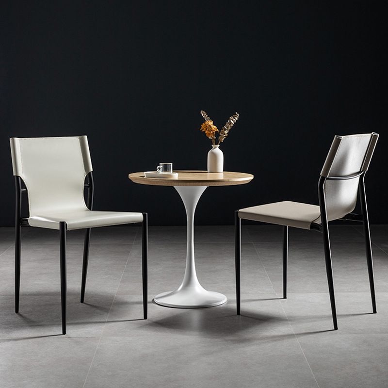 Contemporary Round Dining Table Pine Solid Wood Table with Tulip Base for Home Kitchen Dinner Clearhalo ' dining_table' 'Dining Tables & Seating' 'Dining Tables' 'furn' 'furn_dining_table' 'Furniture' 'furniture_dining_table' 'Kitchen & Dining Furniture' 'kitchen&dining_furn' 'kitchen' 'kitchen_dining_table' 1200x1200_ed46757a-272c-4a70-a5e6-89e03f0b38a2