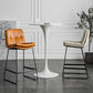 Scandinavian Low Back Home Stool Matte Finish Upholstered Bar Stools Clearhalo 'Bar Furniture' 'Bar Stools' 'bar_stools' 'furn' 'furn_bar_stools' 'Furniture' 'furniture_bar_stools' 'Kitchen & Dining Furniture' 1200x1200_ed4a0425-ecc8-4892-95cd-6588c6a30b1b