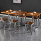 Industrial Dining Set 1/2/3/5 Pcs Kitchen Table and Chairs with Metal Frame Clearhalo 'Dining Room Sets' 'Dining Tables & Seating' 'dining_room_set' 'furn' 'furn_dining_room_set' 'Furniture' 'Kitchen & Dining Furniture' 1200x1200_ed4b3709-4db2-4572-8652-97f9964d5990
