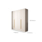 Moderne scharnierende garderobe -kast Wit gemanipuleerde houten garderobe armoire