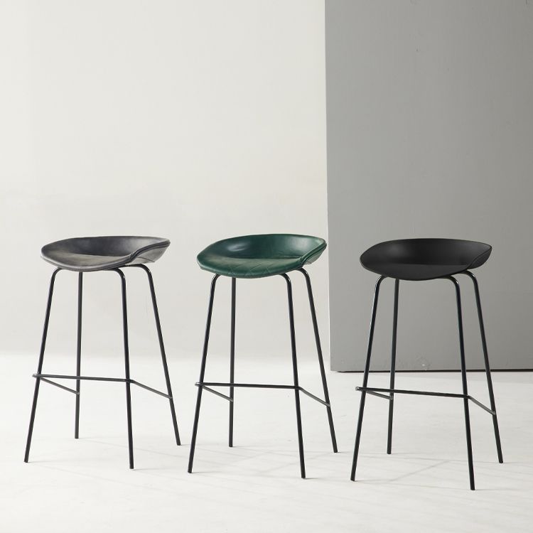 Sgabello da bar in ferro con bancone senza braccio moderno sgabello da bar con pedale per caffè