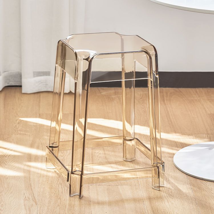 Modern Squared Counter Bar Stool Plastic Armless Bar Stool with Footrest Clearhalo 'Bar Furniture' 'Bar Stools' 'bar_stools' 'furn' 'furn_bar_stools' 'furniture_bar_stools' 'Kitchen & Dining Furniture' 'kitchen&dining_furn' 'kitchen' 'kitchen_furn' Furniture' 1200x1200_ed4ed3ff-d4db-4572-bede-e2b7b7f9cf7e