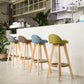 Modern Rubberwood Indoor Stool Matte Finish Upholstered Bar Stools Clearhalo 'Bar Furniture' 'Bar Stools' 'bar_stools' 'furn' 'furn_bar_stools' 'Furniture' 'furniture_bar_stools' 'Kitchen & Dining Furniture' 1200x1200_ed4fafc6-df04-4563-9046-c00ac5a8c31e