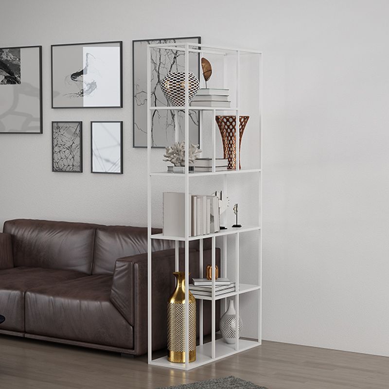 Minimalist Style Open Shelve Bookcase in Metal Material Shelves Clearhalo 'Bookcases' 'furn' 'furn_bookcases' 'Furniture' 'furniture_bookcases' 'kitchen' 'kitchen_bookcases' 'Living Room Furniture' 'Office Furniture' 1200x1200_ed50c3fe-0d8c-499b-980d-d738a15d415b