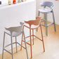 Plastic Contemporary Kitchen Dining Room Arm Stool Low Back Bar Stool Clearhalo 'Bar Furniture' 'Bar Stools' 'bar_stools' 'Furniture' 'furniture_bar_stools' 'Kitchen & Dining Furniture' 1200x1200_ed51fa70-0862-4766-8f1a-205138e6e197